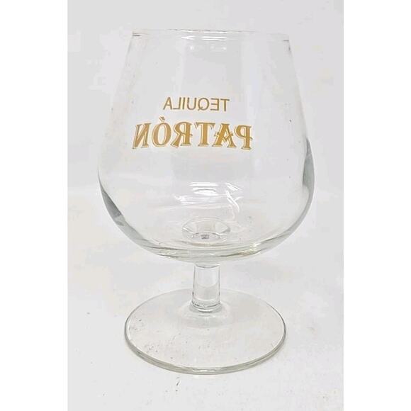 1990's Clear Patron Tequila - Cas Gallardo Fairview Height IL Snifter Glass U273 - Picture 5 of 7